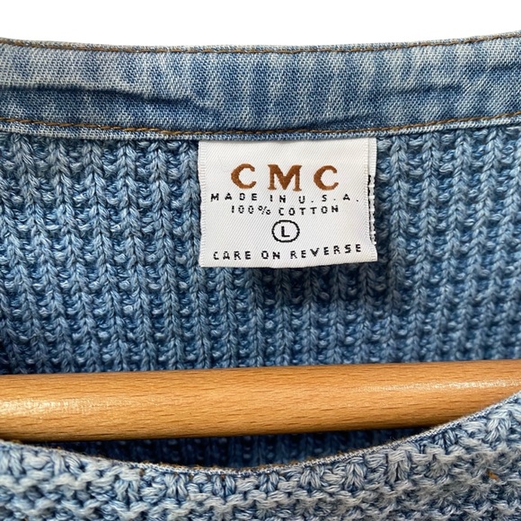 Vintage Blue Sweater size M - Picture 4 of 5